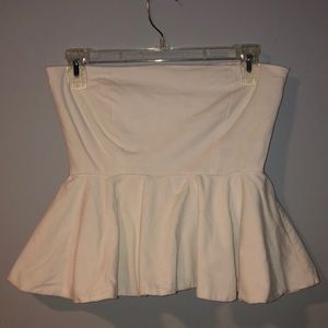 White Bandeau Top!